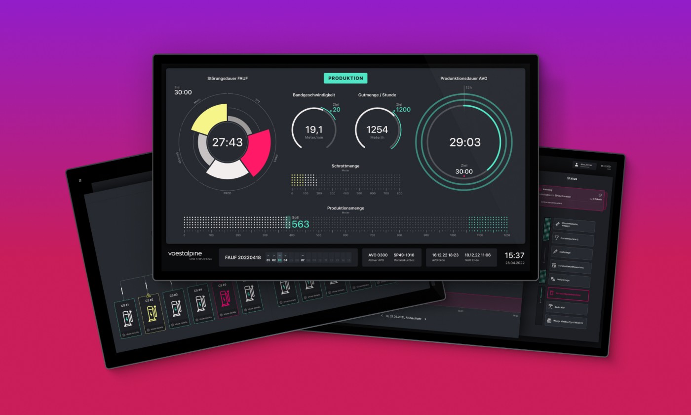 HMI Project Schneider Electric LMS Life Control Dashboard
