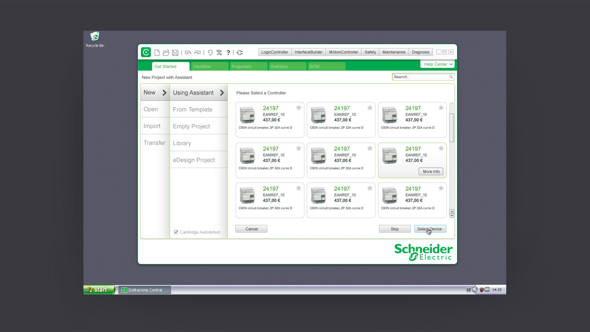 HMI Project | Schneider Electric – SoMachine